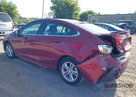 2018 Chevrolet Cruze Lt Auto из США, поврежденный, VIN 1G1BE5SM1J7176404